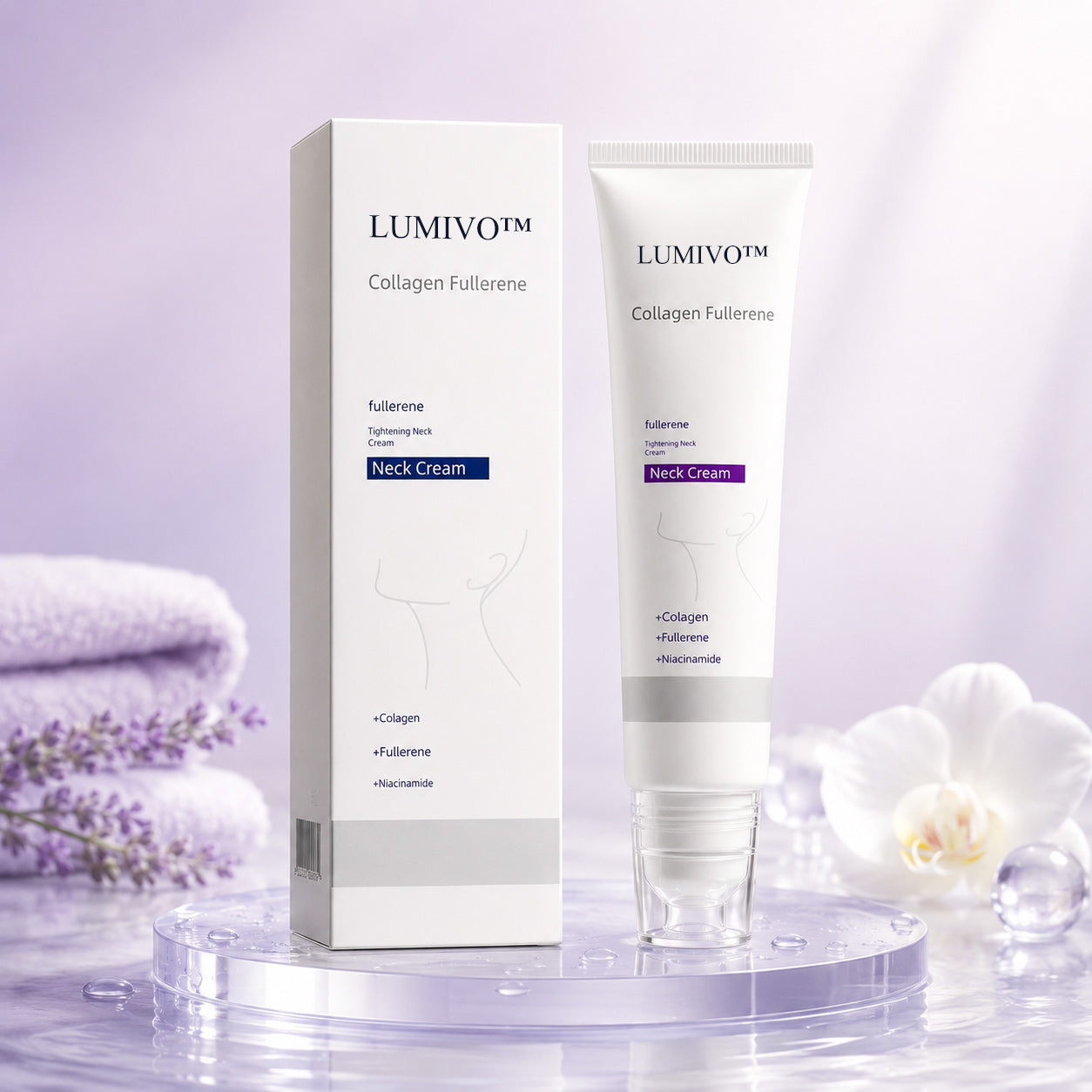 ✨ 5-Roller Neck Firming Cream Massager 💆♀️ Collagen Neck Care with Hyaluronic Acid, Vitamin C & E 8HZAN8