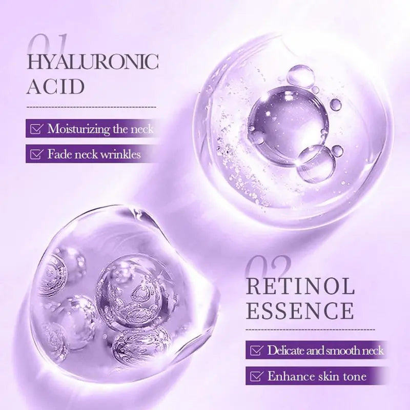 ✨ 5-Roller Neck Firming Cream Massager 💆‍♀️ Collagen Neck Care with Hyaluronic Acid, Vitamin C & E 8HZAN8