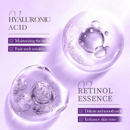 ✨ 5-Roller Neck Firming Cream Massager 💆‍♀️ Collagen Neck Care with Hyaluronic Acid, Vitamin C & E 8HZAN8