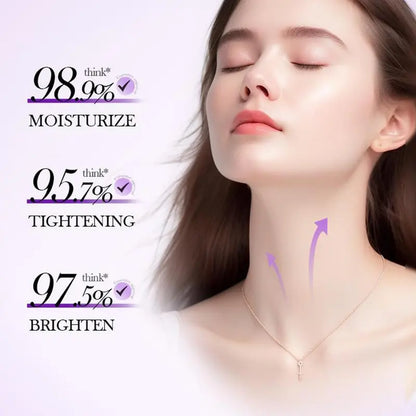 ✨ 5-Roller Neck Firming Cream Massager 💆‍♀️ Collagen Neck Care with Hyaluronic Acid, Vitamin C & E 8HZAN8