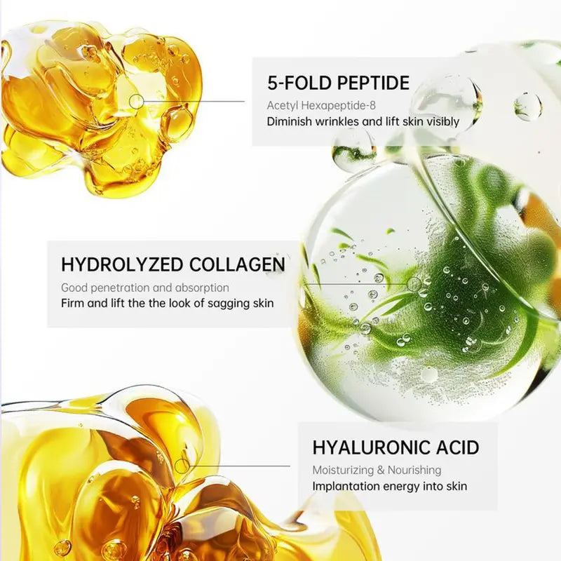 ✨ 5-Roller Neck Firming Cream Massager 💆‍♀️ Collagen Neck Care with Hyaluronic Acid, Vitamin C & E 8HZAN8