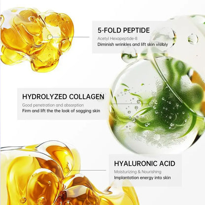✨ 5-Roller Neck Firming Cream Massager 💆‍♀️ Collagen Neck Care with Hyaluronic Acid, Vitamin C & E 8HZAN8
