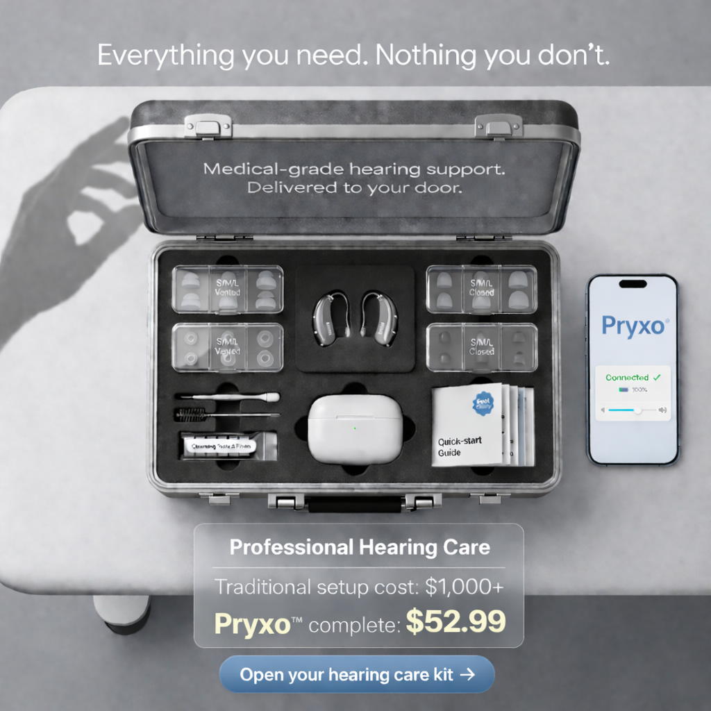 🔥 Last Day! Pryxo™Smart Bluetooth Hearing Aids — Hear Clearly Before Price Goes Up